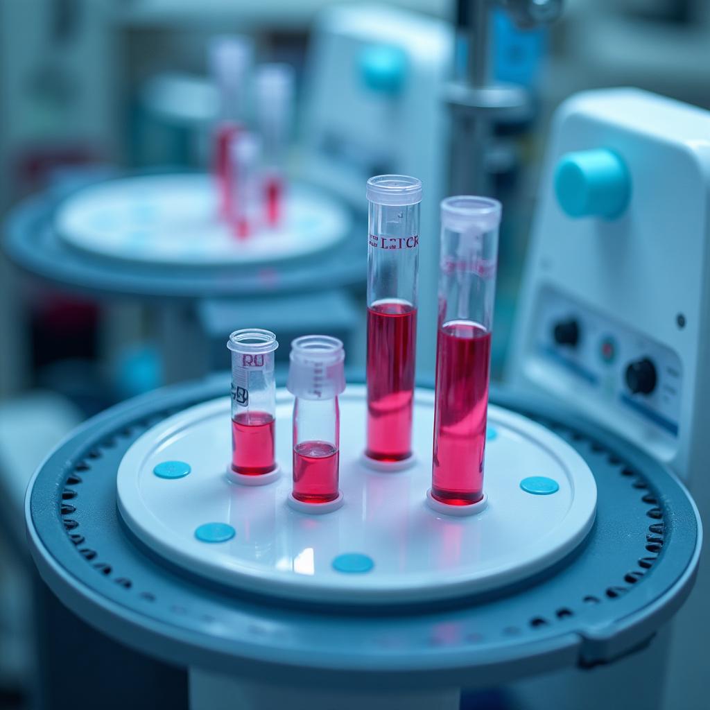 PRP centrifuge processing blood plasma for regenerative therapy